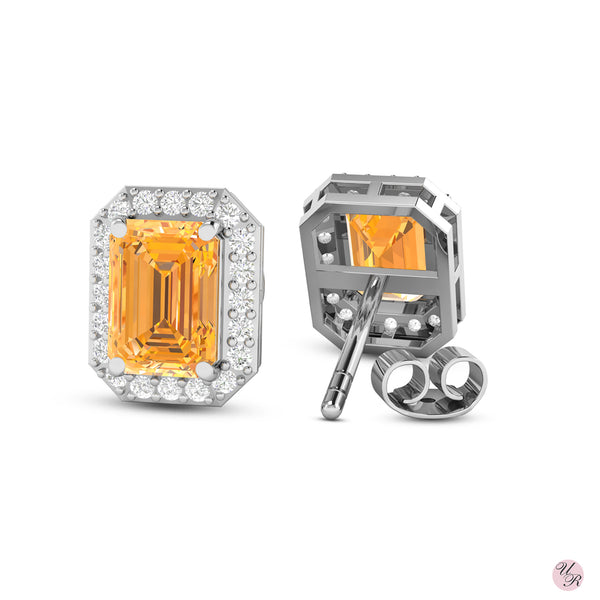 Citrine Stud