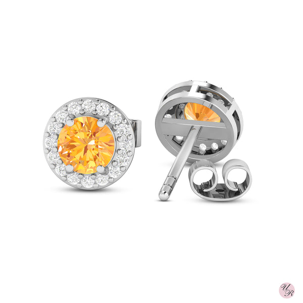 Citrine Stud