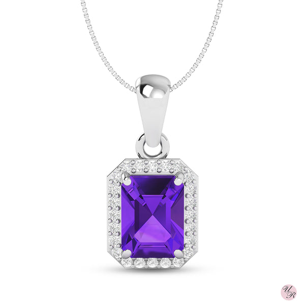 Amethyst Pendant Without Chain