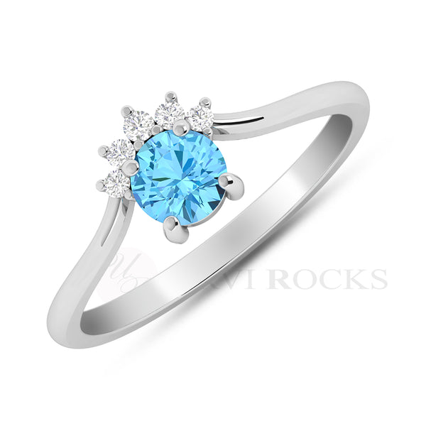 Blue Topaz Ring