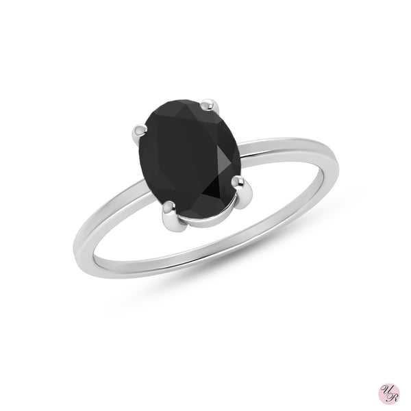 Black Spinel Ring