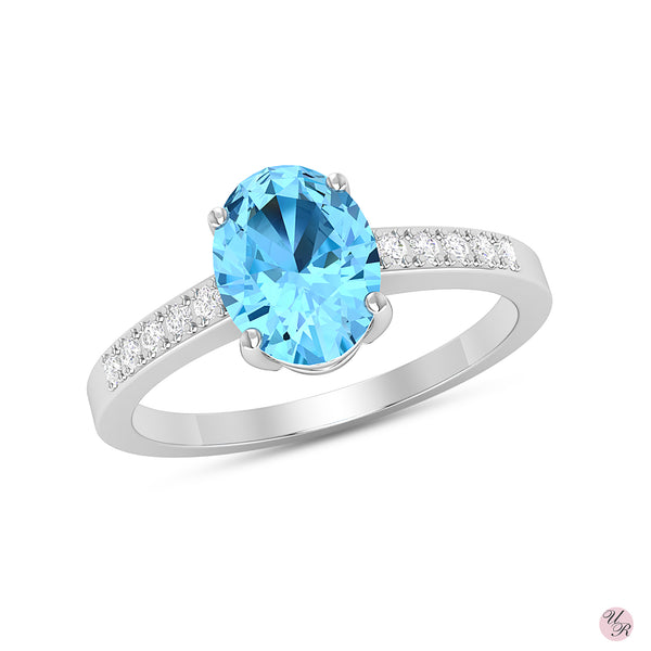 Blue Topaz Ring