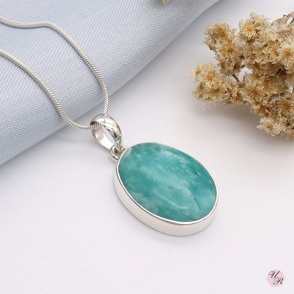 Amazonite Pendant Without Chain