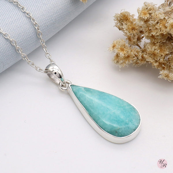 Amazonite Pendant Without Chain