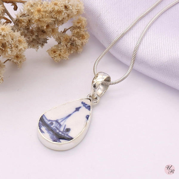 Ceramic Art Pendant Without Chain