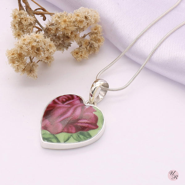 Ceramic Art Pendant Without Chain