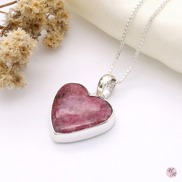 Rhodonite Pendant Without Chain