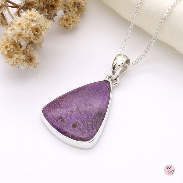 Purpurite Pendant Without Chain