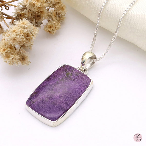 Purpurite Pendant Without Chain