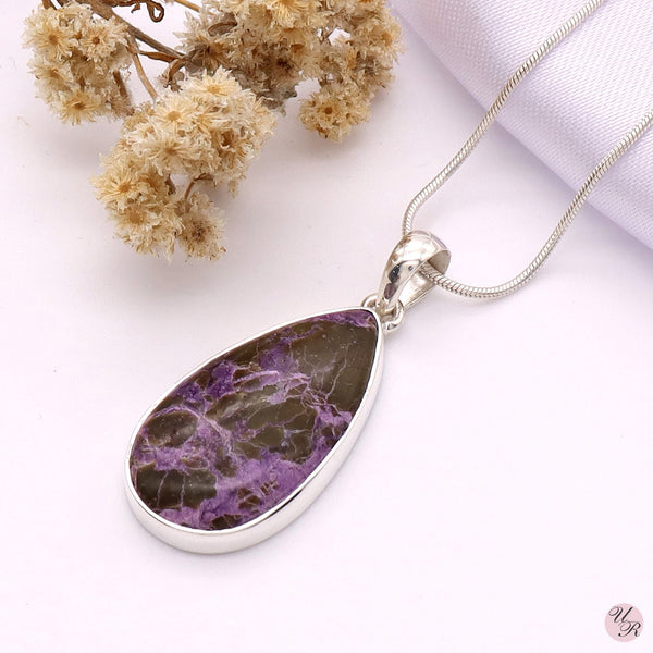 Purpurite Pendant Without Chain