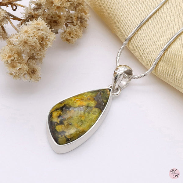 Bumble Bee Jasper Pendant Without Chain