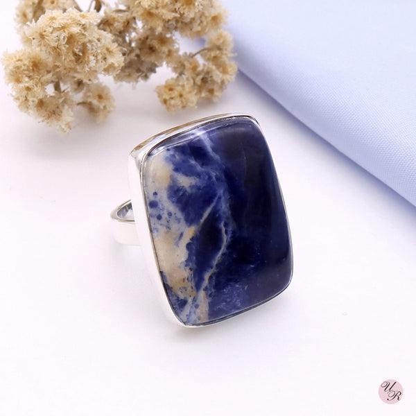 Sodalite Ring (Adj.)