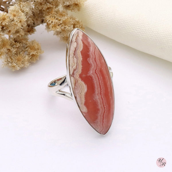 Rhodochrosite Ring