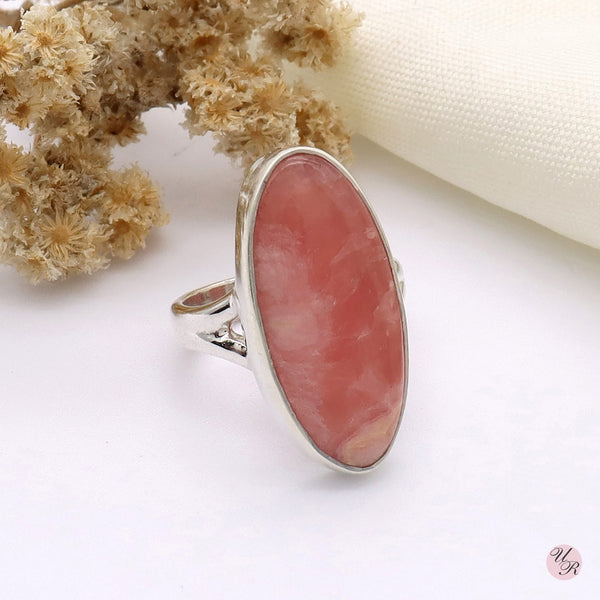 Rhodochrosite Ring