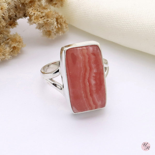 Rhodochrosite Ring