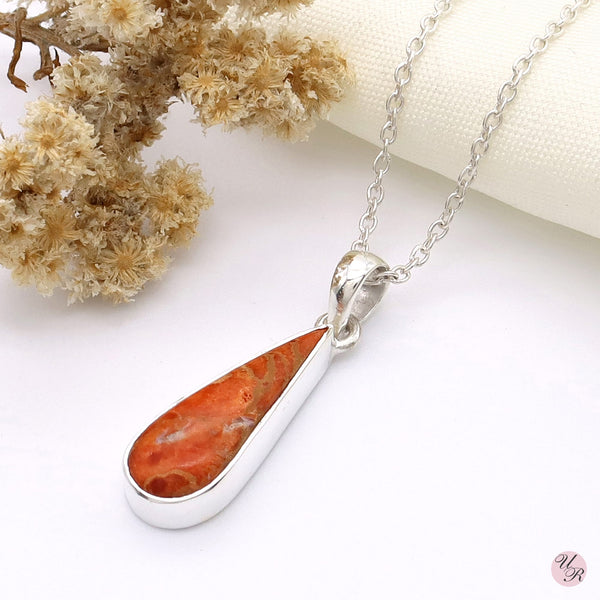 Sponge Coral Pendant Without Chain