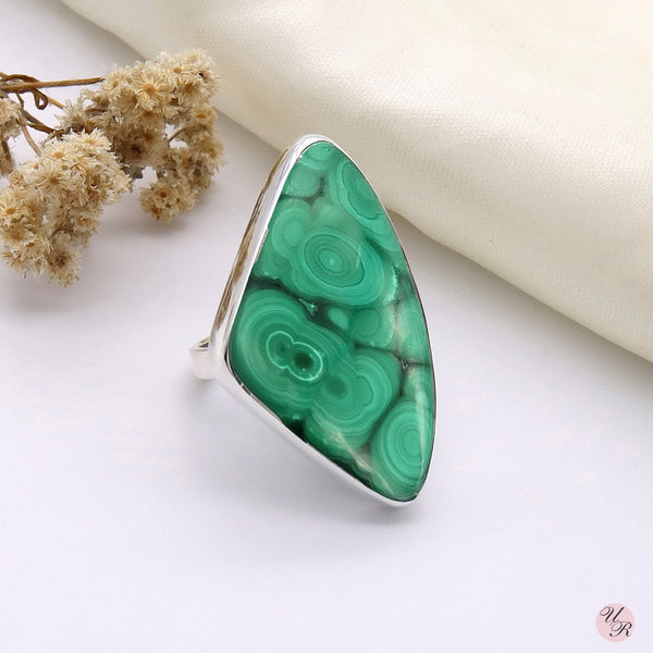 Malachite Ring (Adj.)