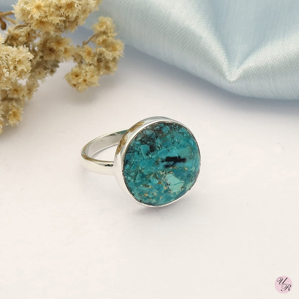 Shattuckite Ring