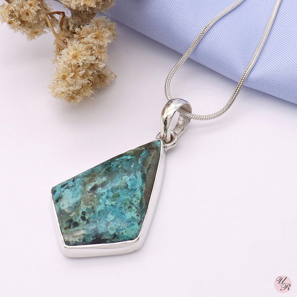 Shattuckite Pendant Without Chain