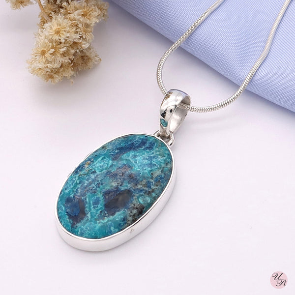 Shattuckite Pendant Without Chain