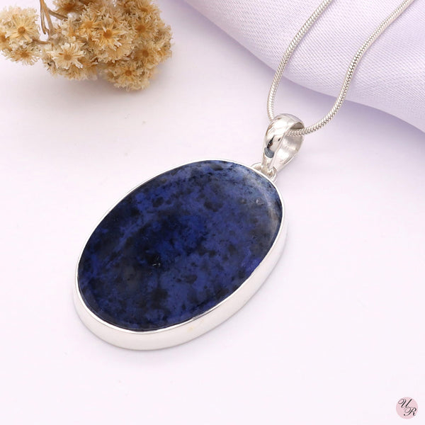 Dumortierite Pendant Without Chain