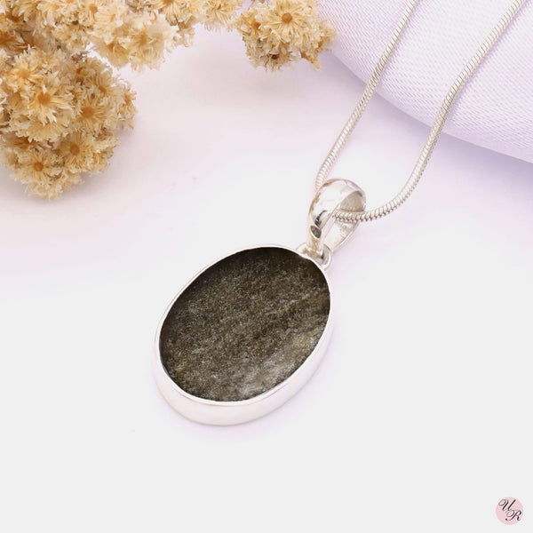 Goldsheen Obsidian Pendant Without Chain