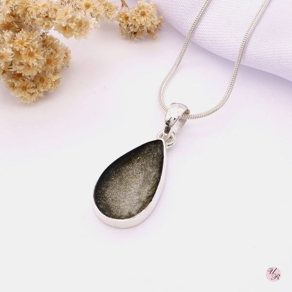 Goldsheen Obsidian Pendant Without Chain