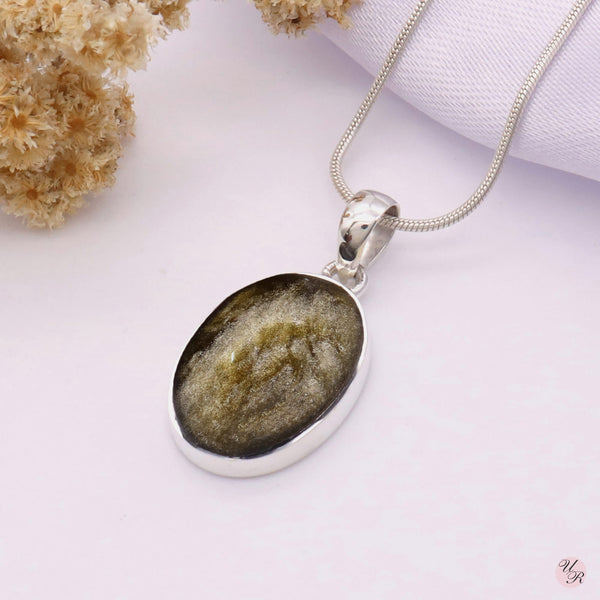 Goldsheen Obsidian Pendant Without Chain