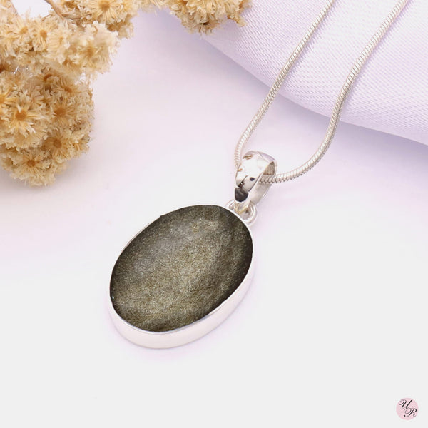 Goldsheen Obsidian Pendant Without Chain