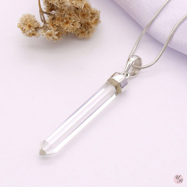 Crystal Point Pendant Without Chain