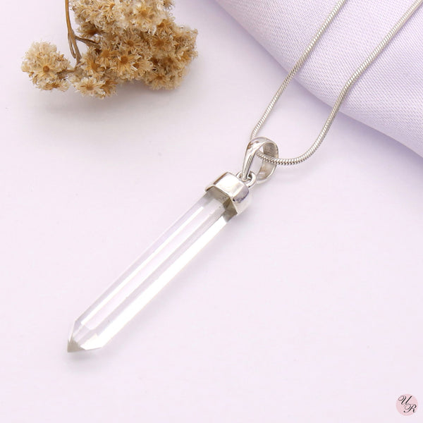 Crystal Point Pendant Without Chain