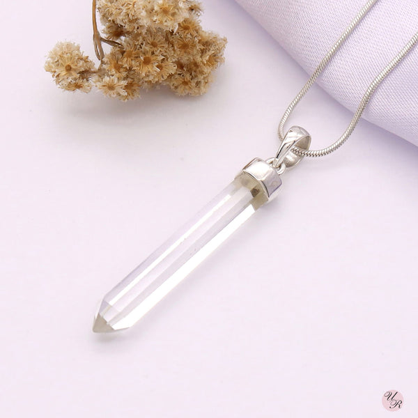 Crystal Point Pendant Without Chain