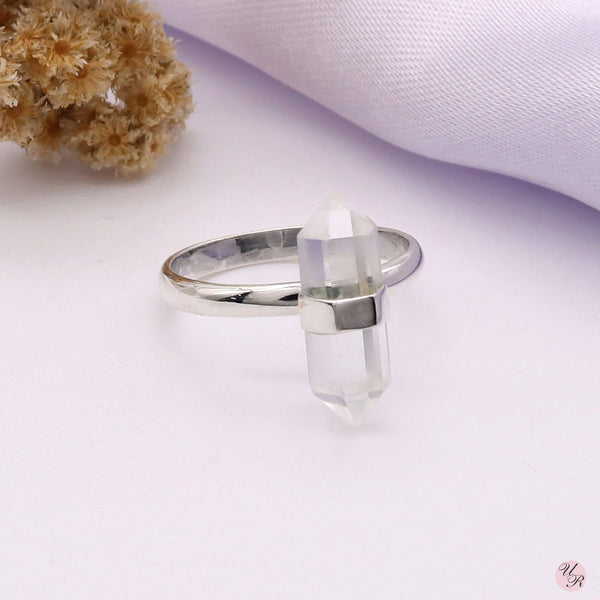 One of a Kind Crystal Point Ring | Unique Gemstone Jewelry