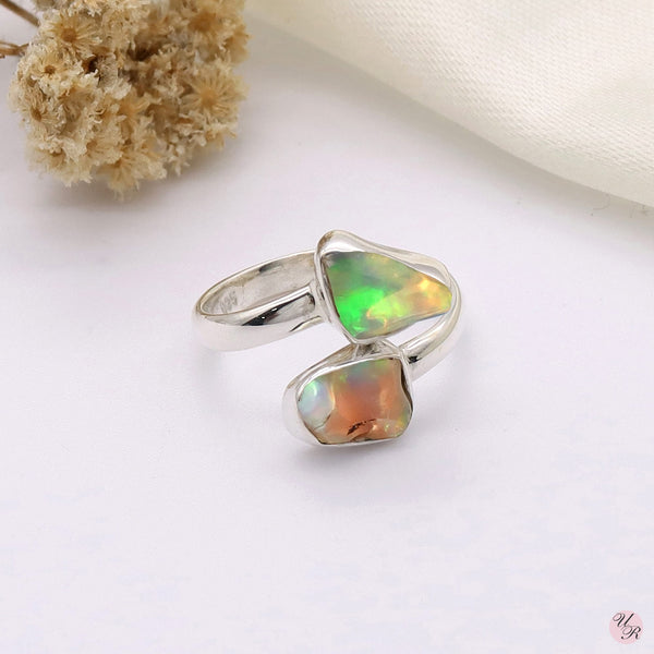 Ethiopian Opal Rough Ring