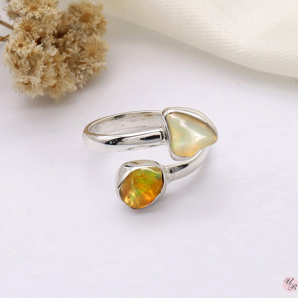 Ethiopian Opal Rough Ring