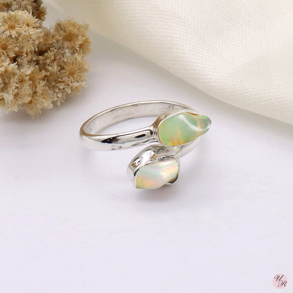 Ethiopian Opal Rough Ring