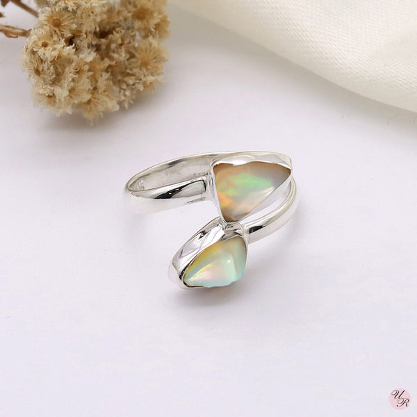 Ethiopian Opal Rough Ring