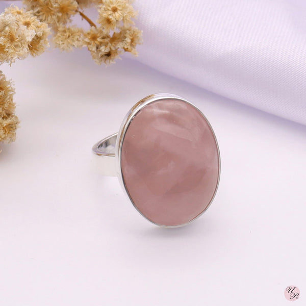 Rose Quartz Ring (Adj.)