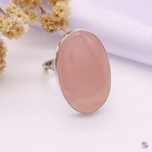 Rose Quartz Ring (Adj.)