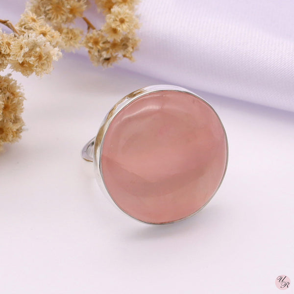 Rose Quartz Ring (Adj.)