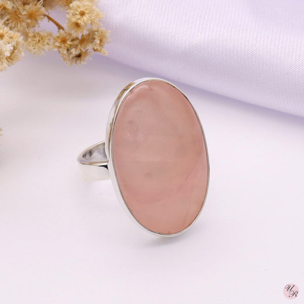 Rose Quartz Ring (Adj.)