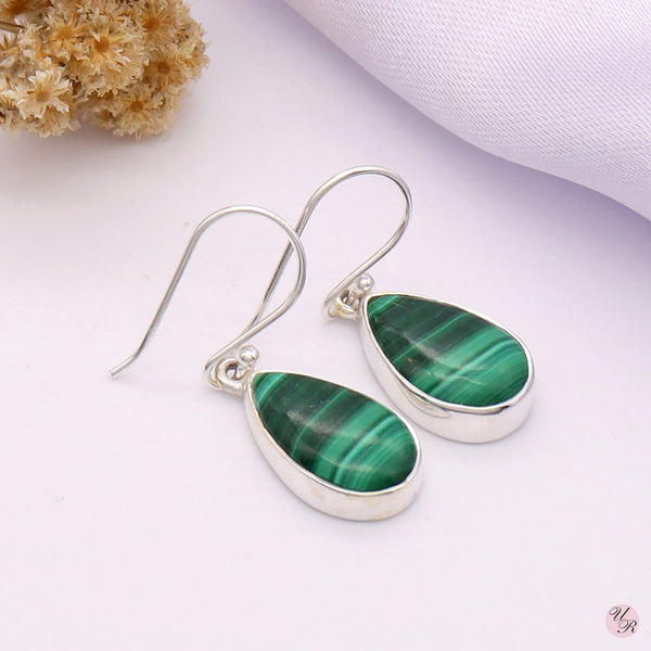 Malachite Earring