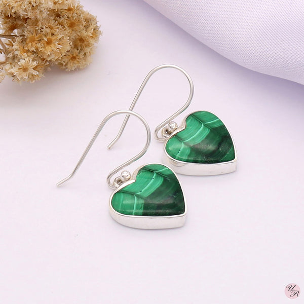 Malachite Earring