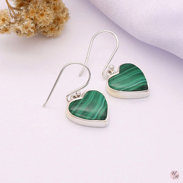 Malachite Earring