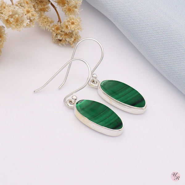 Malachite Earring