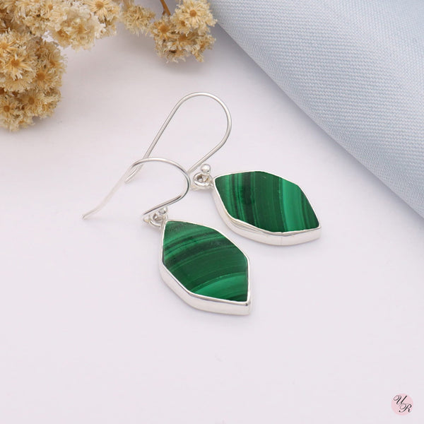 Malachite Earring