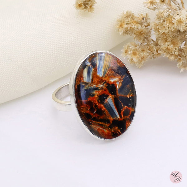 Pietersite Ring (Adj.)