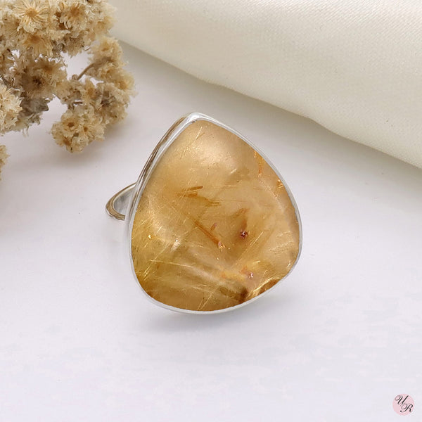 Golden Rutile Ring (Adj.)