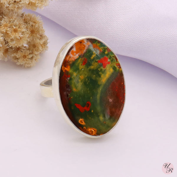 Blood Stone Ring (Adj.)