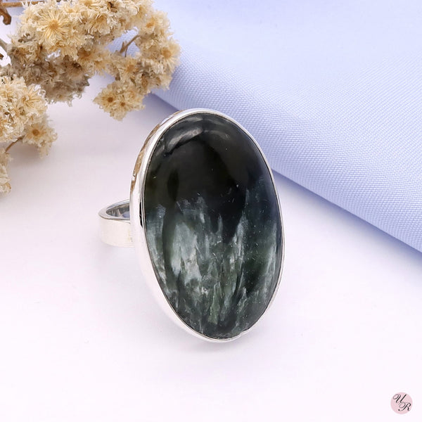 Seraphinite Ring (Adj.)